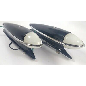 Pair Fender Lights Custom Accessory Park & Turn Signals For 1937-39 Chevy GM 12V - GoodSpeedUSA