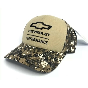 Digital Camo Chevy Performance Hat / Cap – Black Bowtie Logo