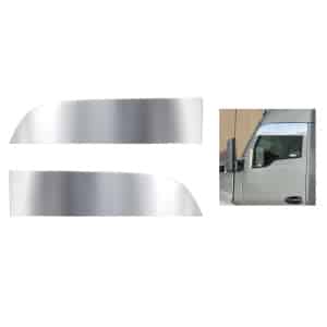 Stainless 8" Chopped Window Trim for 2013+ Kenworth T680/T880 - GoodSpeedUSA
