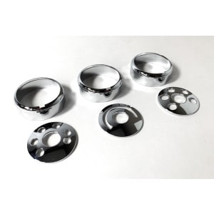 Chrome AC Heater Dash Control Knob Cover For 2008-2017 Freightliner Cascadia - GoodSpeedUSA
