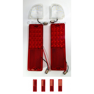 Kit 67-72 Chevy GMC Truck Fleetside LED Reverse Lamps & Sequential Tail Lights