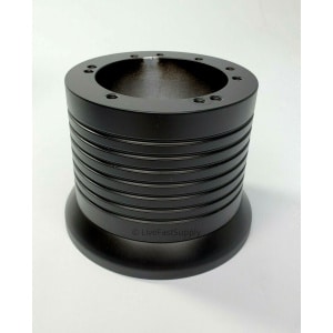 Black 5/6 Hole Steering Wheel Hub Adapter for 1995-2001 Chevy/GMC Trucks - GoodSpeedUSA