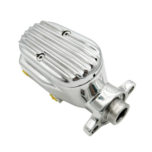 Universal GM Style Polished Aluminum Master Cylinder 1" Bore - GoodSpeedUSA