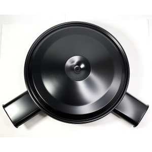 Black Lid Dual Snorkel Air Cleaner For 1970-1972 Chevy Camaro