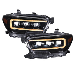 Form Lighting LED Projector Headlights w/ Amber DRL For 2016-2023 Toyota Tacoma - GoodSpeedUSA