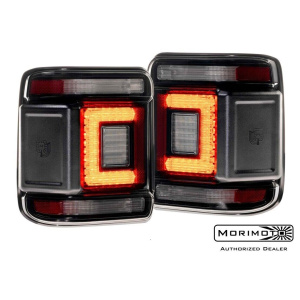 Morimoto XB LED Smoked Low Profile Tail Lights For 2018-2024 Jeep Wrangler - GoodSpeedUSA
