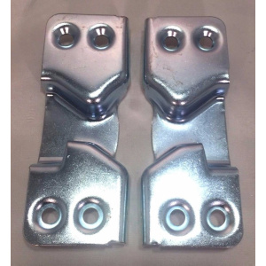 New Pair (2) of 1947-1951* Chevy GMC Pickup Truck Door Latch Strikers Plates - GoodSpeedUSA