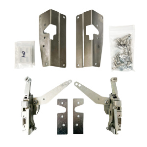 Trique Bolt-In Bear Claw Door Latches Kit For 1940-1947 Ford Truck Stock Handles - GoodSpeedUSA