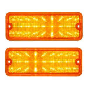 Pair Amber LED Parking Lights Amber Lens For 1973-1977 Ford Pickup Truck - GoodSpeedUSA