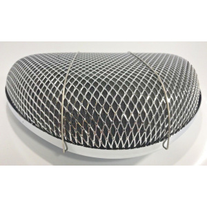 Triangle Air Cleaner Assembly Pro Flow Air Filter (Chrome)