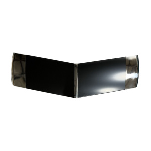 Reproduction Peckat Steel Sun Visor For Models w/ Split Windshield & Drip Rails