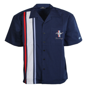 Ford Mustang Button Up Mechanic Pit Shirt - GoodSpeedUSA