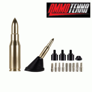 Billet 7.62 Cal 2.75" Replica Bullet Radio Antenna Copper