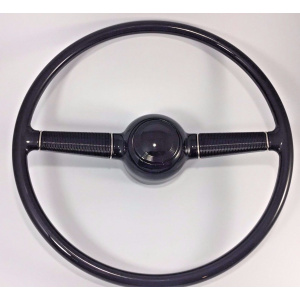 15'' Steering Wheel Smooth Horn 1940 Ford Deluxe Style For GM Steering Column - GoodSpeedUSA