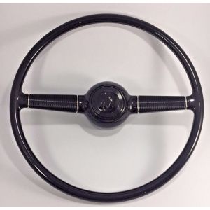 Deluxe 15'' Steering Wheel w/ V8 Horn Button for 1940 Ford w/ GM Steering Column - GoodSpeedUSA