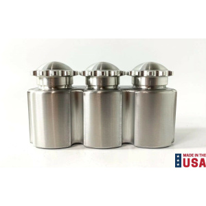 Triple Remote Brake Fluid Reservoir - Custom Hot Rod - Satin Finish - GoodSpeedUSA