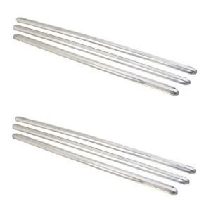 (Set/6) Stainless Steel Fender Skirt Trim Strip Moldings For 1941-1948 Chevy - GoodSpeedUSA