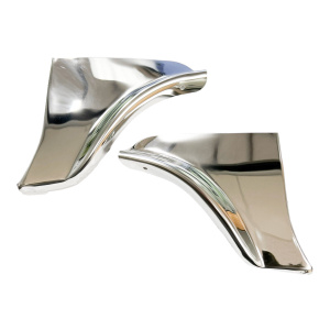 Pair Fender Skirt Trim Scuff Pads For 1958 Chevy Impala, Bel Air & Biscayne - GoodSpeedUSA