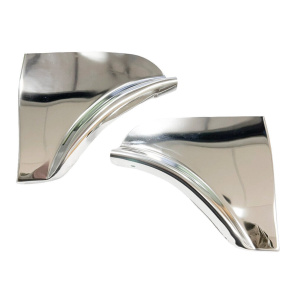 Pair Fender Skirt Trim Scuff Pads For 1959 Chevy Impala, Bel Air & Biscayne - GoodSpeedUSA