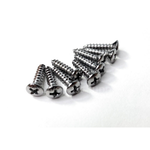 (Set/9) Door Sill Plate Screws Hardware Set For 1965-1968 Ford Mustang - GoodSpeedUSA