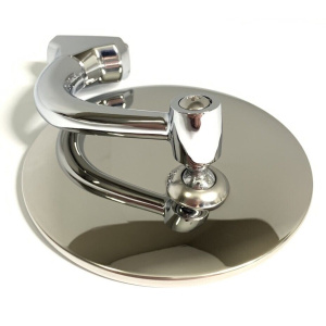 Universal Stainless Steel 4" Peep Mirror Clip On Ford Dodge Chevy Mopar