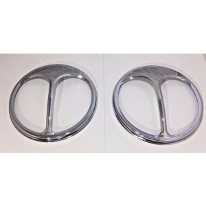 Pair of 7 inch Catseye Headlight Covers - Hot Rat Rod - GoodSpeedUSA