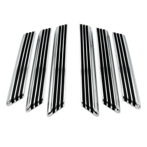 (Set/6) Sail Panel Emblems Gills Trim For 1969 Fairlane & Torino Fastback - GoodSpeedUSA