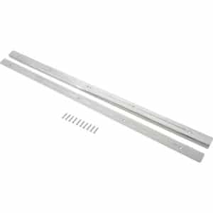 Pair Aluminum Door Sill Scuff Plates w/ Screws For 1948-1956 Ford Pickup Truck - GoodSpeedUSA