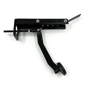 Universal Black Steel Firewall Mount Power Brake Pedal Assembly - GoodSpeedUSA