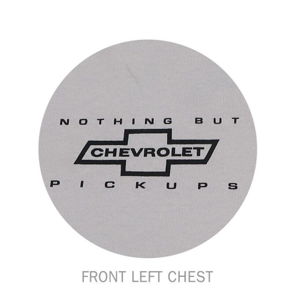 "Nothing But Chevy Pickup Trucks" Generations Ice Gray T-Shirt