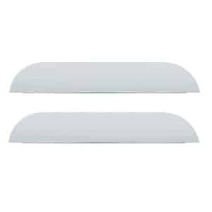 Pair Stainless Steel 5" Chopped Window Trim for 2005+ Peterbilt 379/386/389 - GoodSpeedUSA