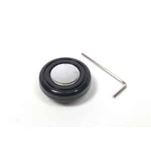 Wiper Switch Knob for 1968-72 Chevy/GMC Pickup Truck, Black w/ Stainless Center - GoodSpeedUSA