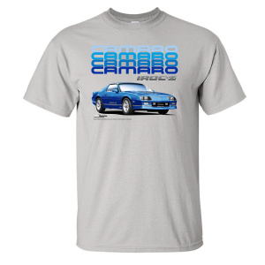 Chevy Camaro IROC-Z Gray T-Shirt - GoodSpeedUSA