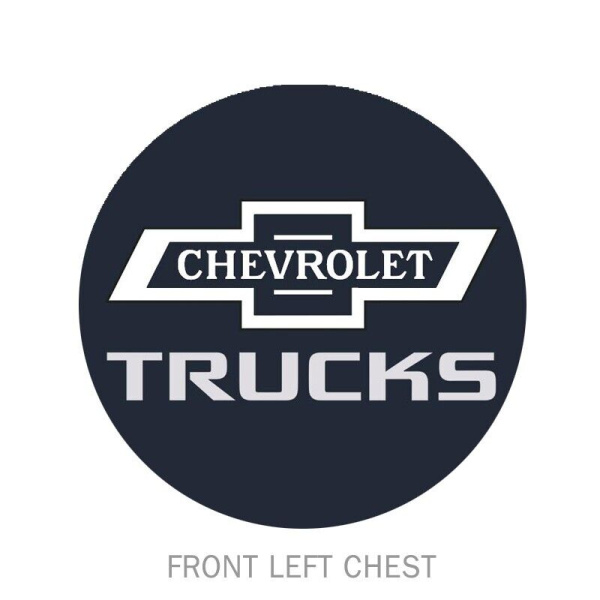 Chevy Pickup Trucks American USA Flag Navy Blue T-Shirt