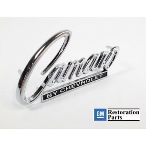 Deck Trunk Lid or Nose Header Panel Emblem for 1968-1969 Camaro by Chevrolet - GoodSpeedUSA
