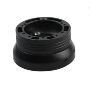 5 & 6 Hole Steering Wheel Black Hub Adapter Flaming River, Ididit, GM, Chevy - GoodSpeedUSA