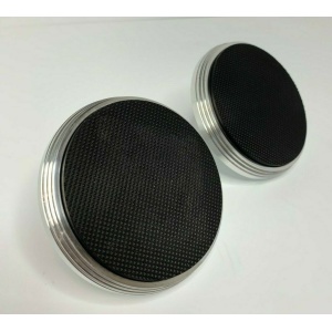 Pair 3" Round Aluminum Pedal Pad for 1932-1959 Style Cars/Trucks (Universal)