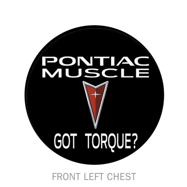Pontiac Muscle Got Torque GTO Firebird Trans Am Black T-Shirt