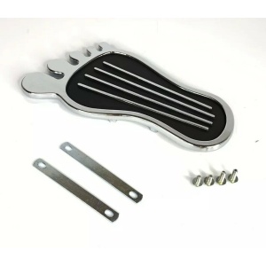 Universal Big Barefoot Gas Pedal Pad Chevy Ford Dodge (Chrome)
