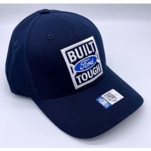 Ford Hat / Cap – Navy Blue w/ White Embroidered “Built Ford Tough” Oval