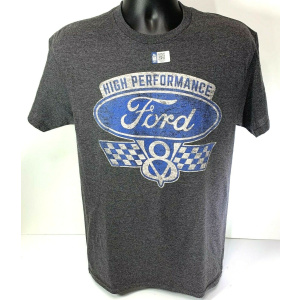 Ford High Performance T-Shirt – V8 Checkered Flags Logo