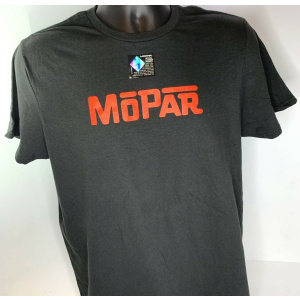 1954-1958 Red Mopar Logo on Black T-Shirt