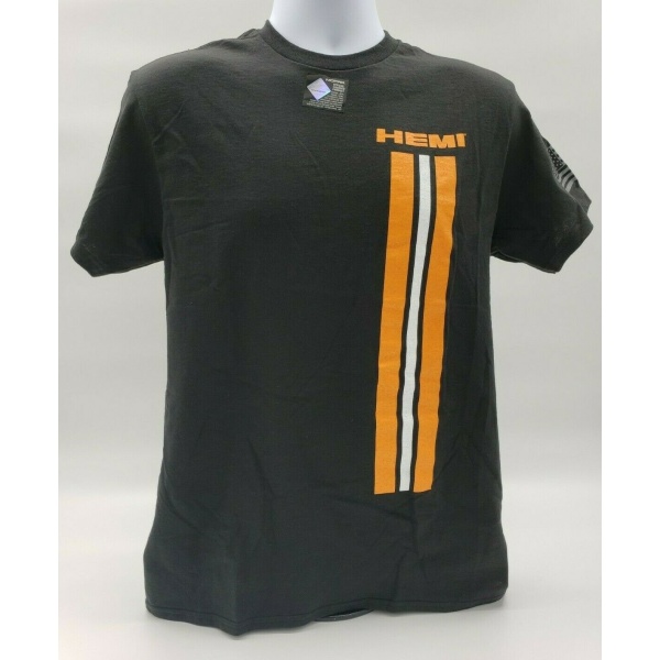 Hemi Powered Established 1964 Black T-Shirt w/ Multiple Logos - Image 2
