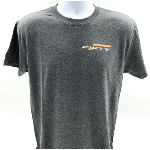 Chevy Camaro Fifty Year Anniversary T-Shirt - Gray - Image 2