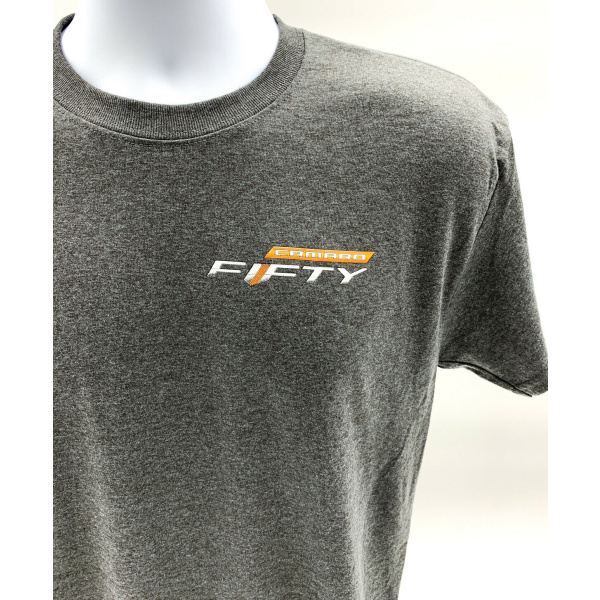 Chevy Camaro Fifty Year Anniversary T-Shirt - Gray - Image 3