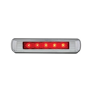 Universal LED 3rd Brake Light / Tail Light - Chrome Art Deco