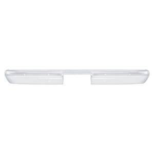 Chrome Rear Bumper Without Impact Strip Holes For 1981-91 Chevy & GMC Truck or SUV