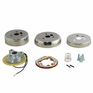 Polished 3 Hole Steering Wheel Hub Adapter for Ford Models