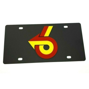 Buick Grand National Emblem Vanity License Plate - Black