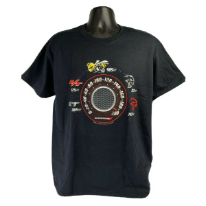 Black T-Shirt w/ Speedometer Dodge Challenger & Charger Trim Levels
